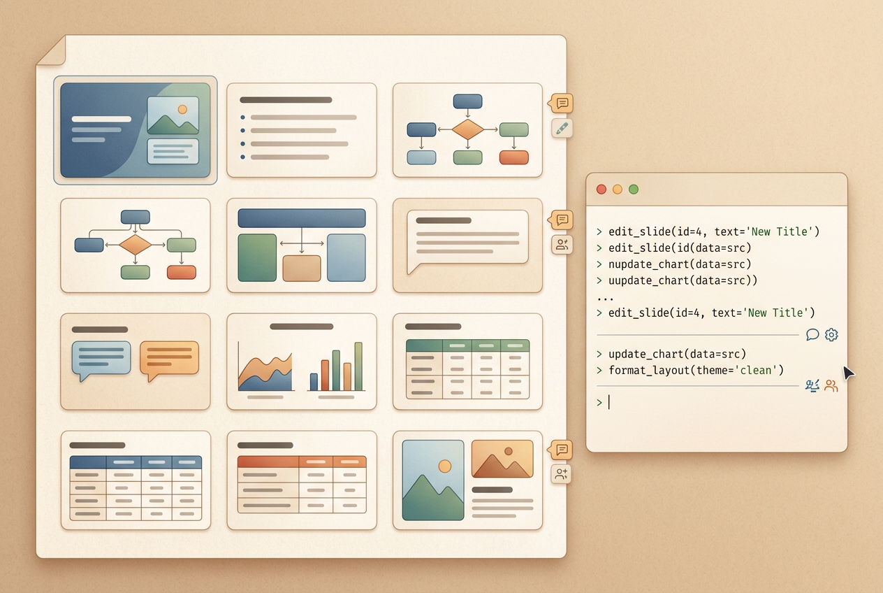 Feishu document and lark-cli co-editing canvas illustration