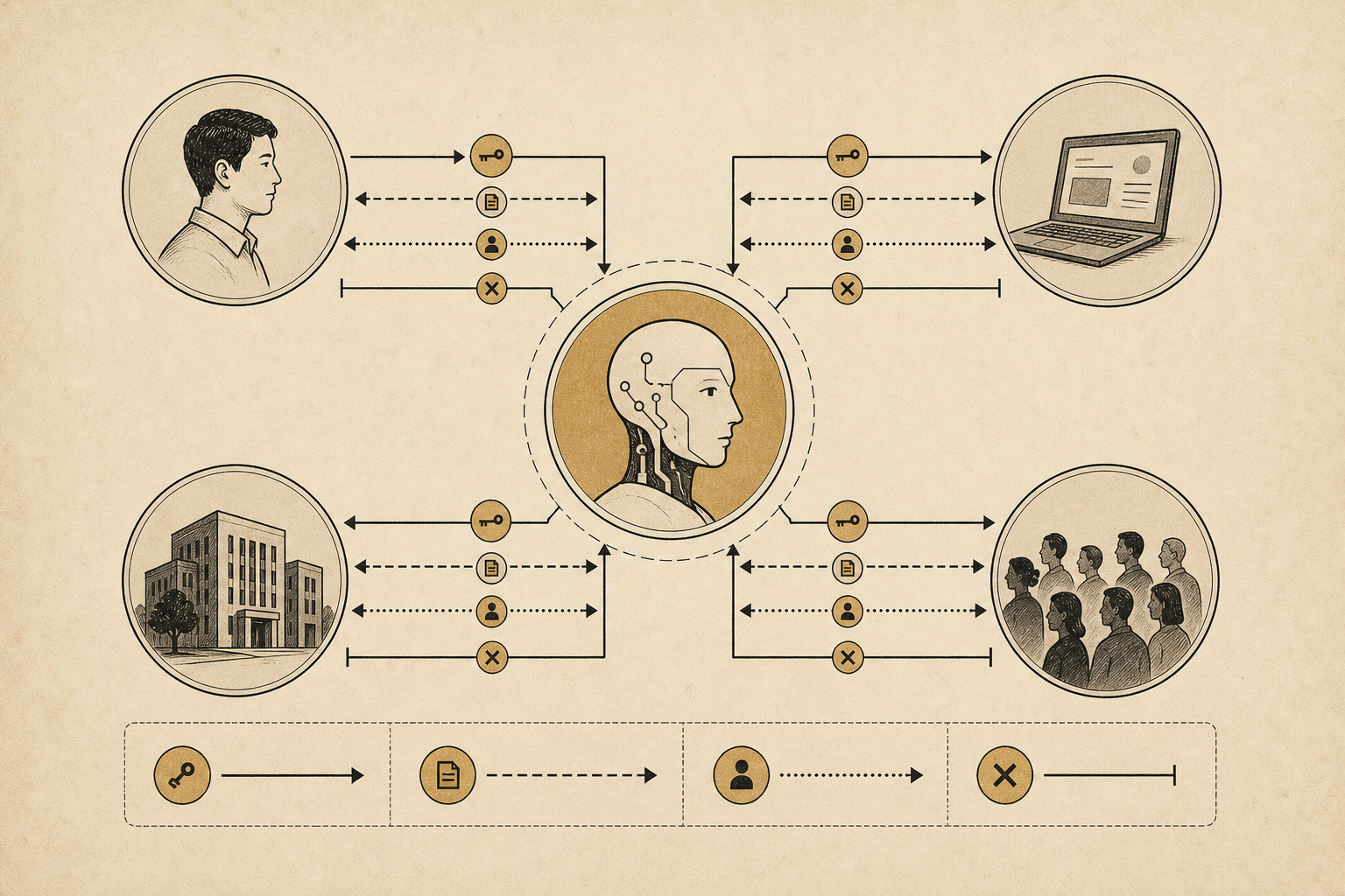 Authorization and responsibility around AI agents