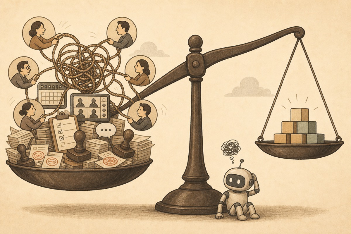 Friction costs greater than specialization gains in the Agent era