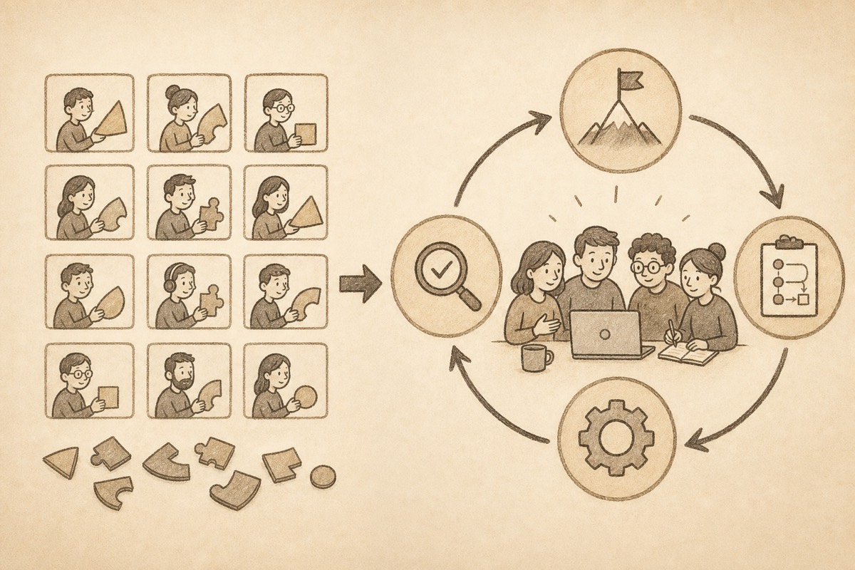 Roles shift from narrow responsibility to full task loops