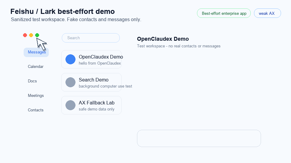 Open Claudex Computer Use demo